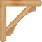 Ekena Millwork Imperial Craftsman Rough Sawn Bracket w/ Offset Brace, Western Red Cedar, 8"W x 42"D x 42"H BKT0806X42X42IMP04RWR - alternate 3